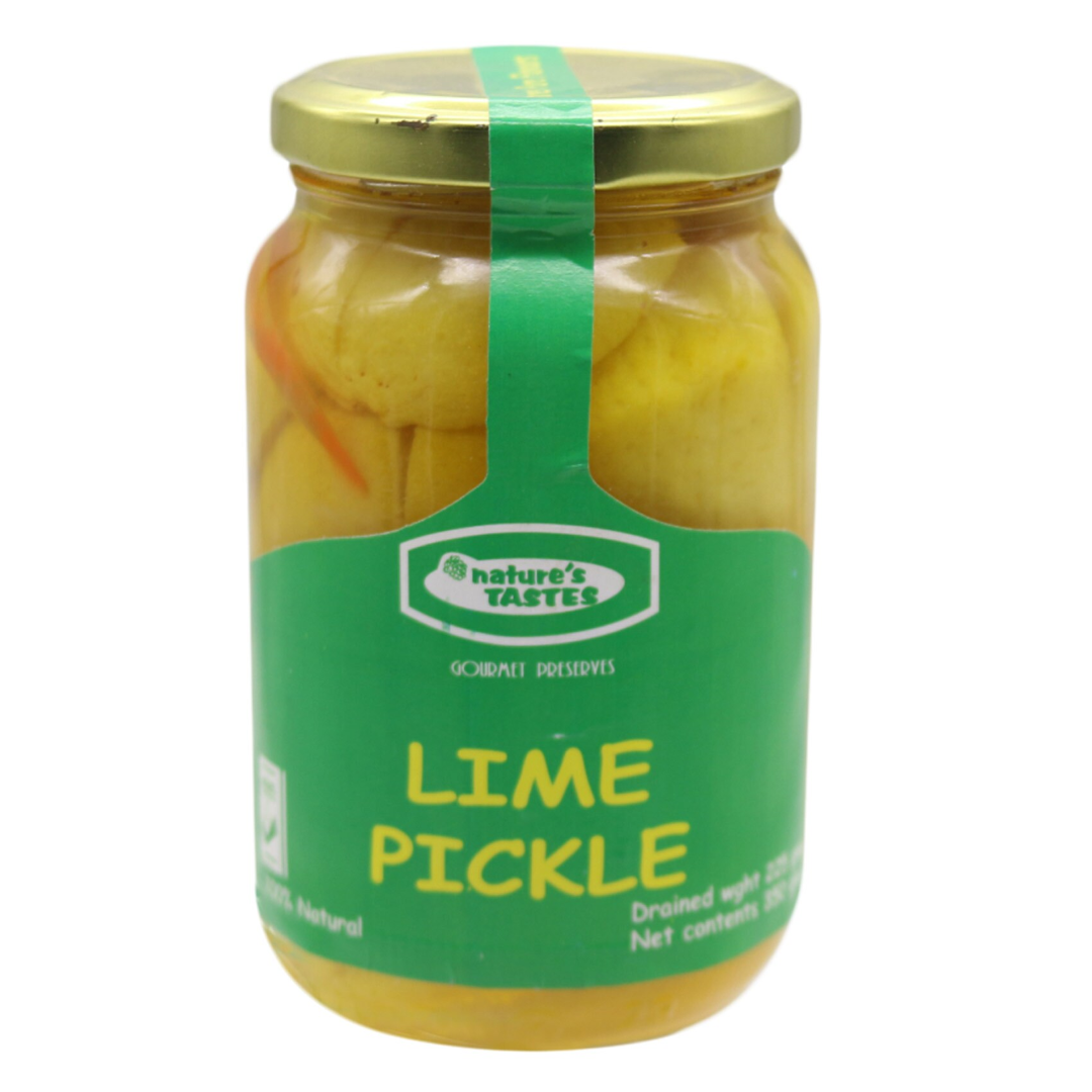 NATURES TASTES LIME PICKLE 350G